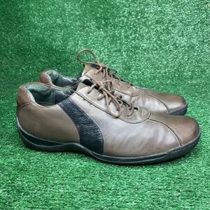 Kenneth Cole New York Walking Shoes Mens Brown Leather Classic Sneaker Size 12 M